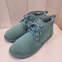 Men Light Blue UGG Boots Sz 11  -GOOD-