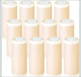 12 Rolls of Masking Paper, Pre-Taped Masking Paper for Painting, 30cm