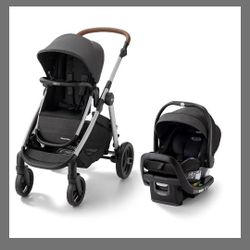 Graco Mode Nest2Grow DLX Travel System, 4-in1 Carseat Stroller Combo, 4 Modes of Use Capability from Infant Car Seat Carrier to Double Stroller, Inclu