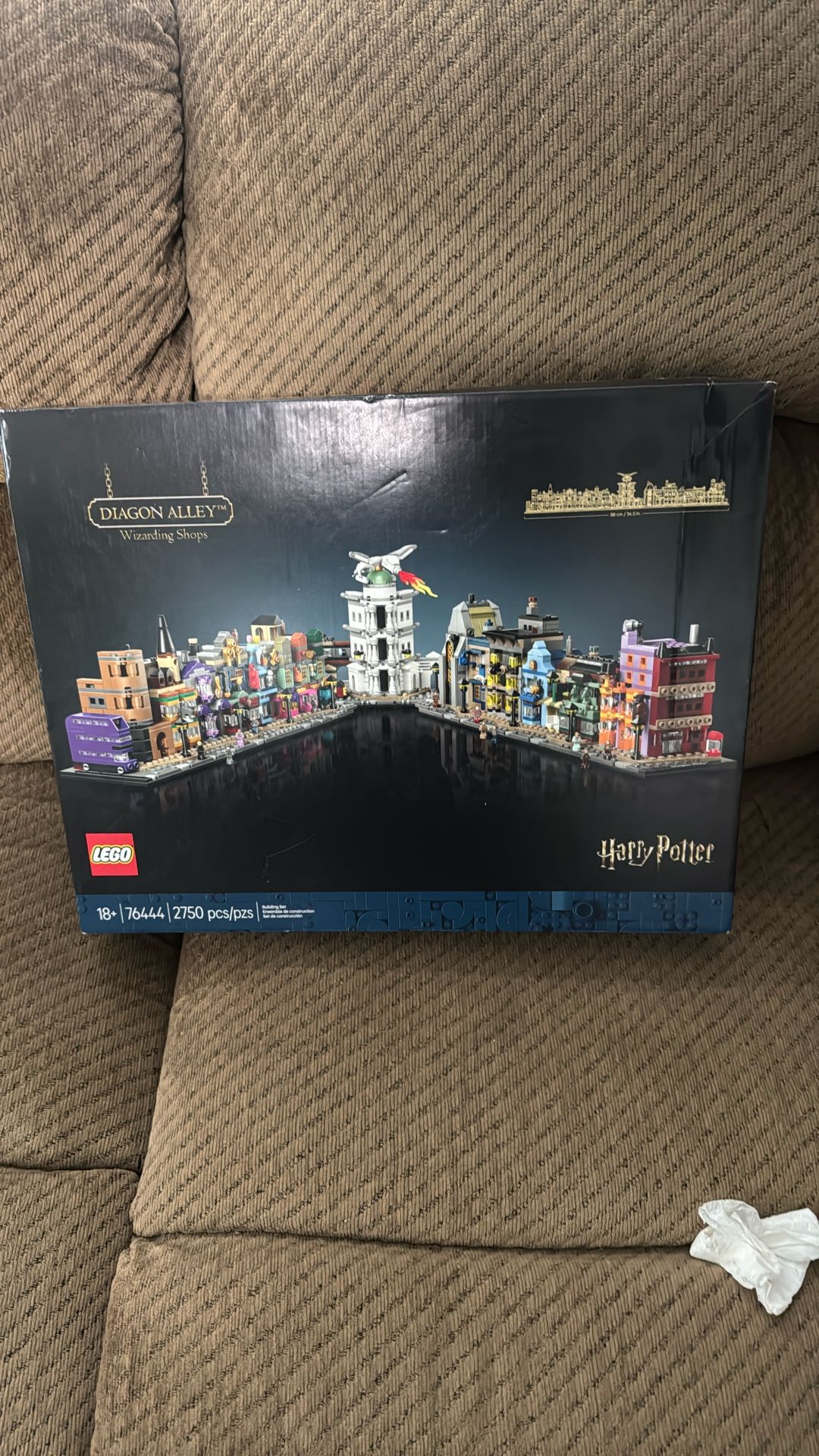 LEGO Harry Potter Diagon Alley Wizarding Shops Collectible Building Set 76444