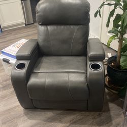 Leather Electric Recliner 