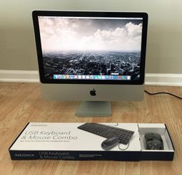 Apple IMac 20” Dual Core 4GB/160GB - Fully Functional - Tested Comes with brand new Insignia Keyboard and Mouse