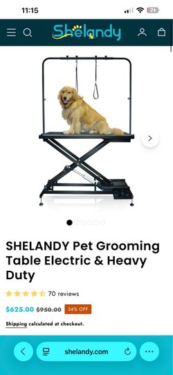 Shelandy electric grooming table