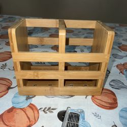 Bamboo Utensil  Holders 