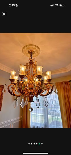 Large Crystal Chandelier For Sale!