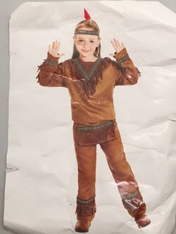 Kids Girl Indians Native American Princess Outfit Halloween Thanksgiving Costume