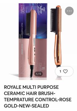 Ceramic Hair Brush Styler & Gift