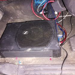 UNDER SEAT S/O AMPLIFIER-SUBWOOFER TOGETHER 