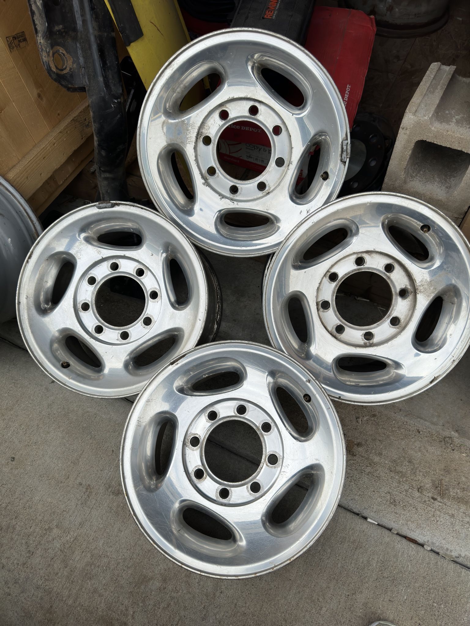 00-02 16” Dodge Ram 2500 Factory Wheel Set