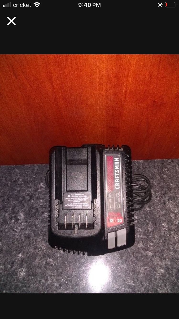 Craftsman 20 Volt Charger