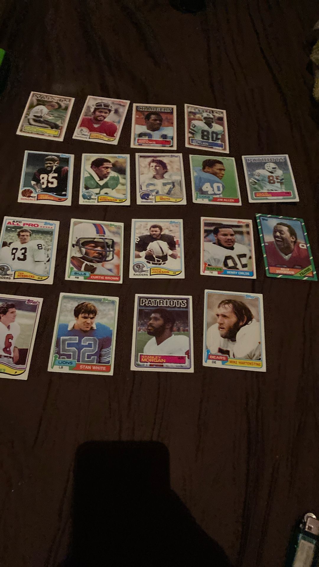 Early 80s Football Cards