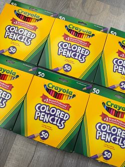 Crayola Colored Pencil Set, 50 Count