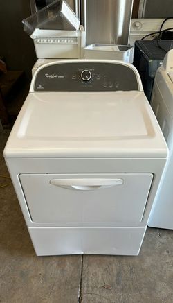 Whirlpool Basic Dryer White FrontLoad LargeCapacity