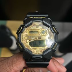 Gold G-Shock Watch