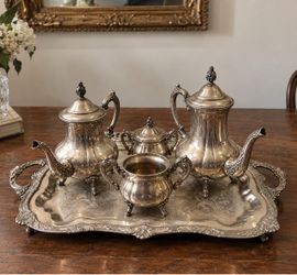 Vintage International Silver Tea & Coffee Set