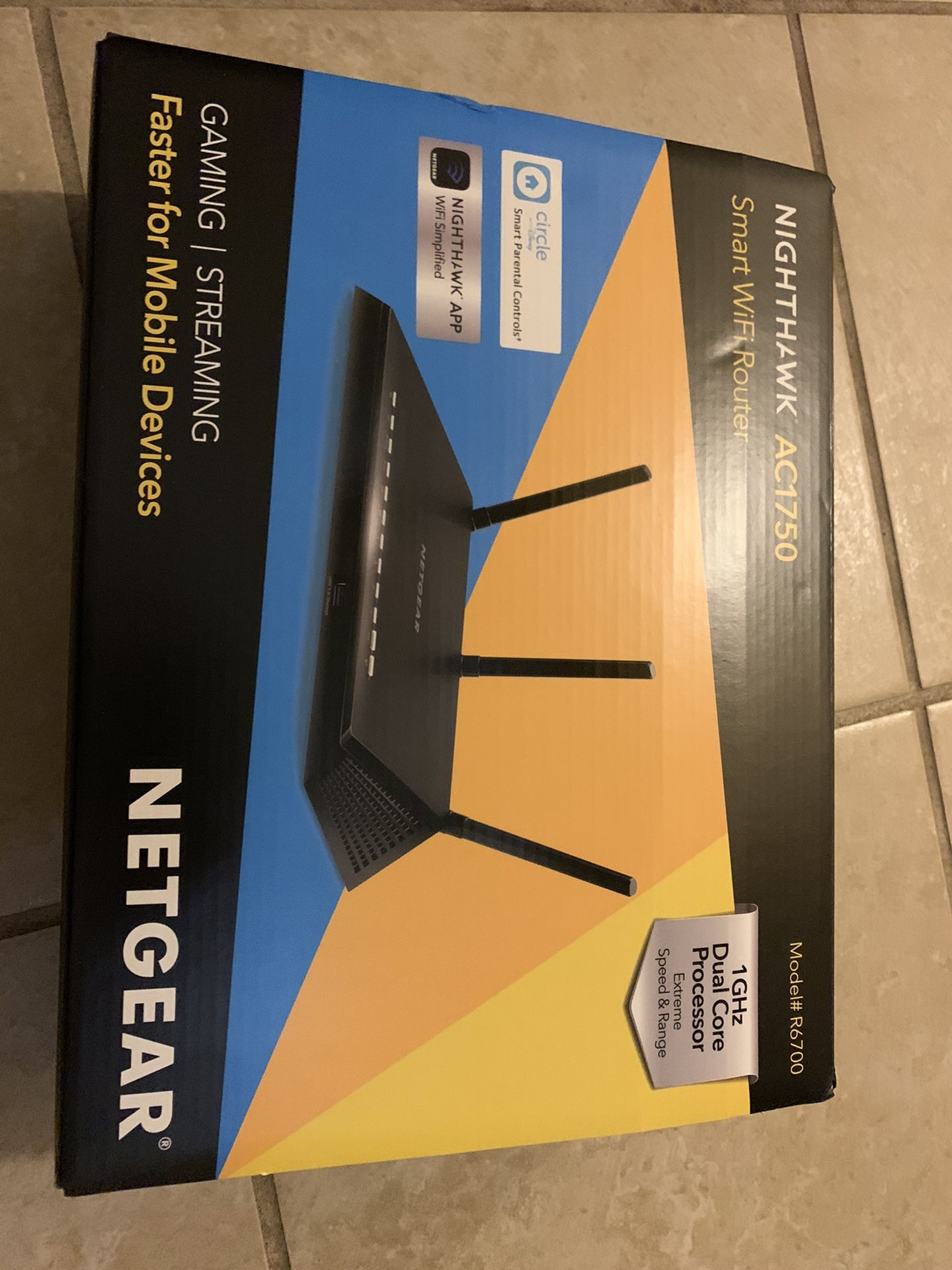 Netgear Nighthawk AC1750 Smart wifi Router