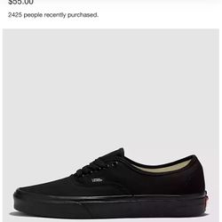 Black Vans Classic Size 13 Men’s 