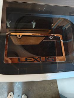 Lexus license frame