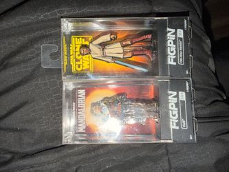 Star Wars FiGPiN Obi-Wan & Kuiil – $15 Each / $25 Both