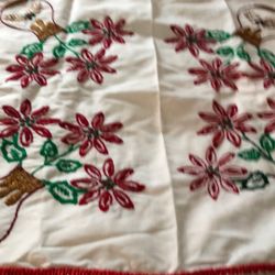 Servilleta Grande Bordada A Mano 