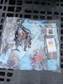 Psych Tropical Birds Board Shorts Size M
