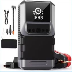 Car Jump Starter, Jump Starter Power Pack Portable, 12V Car Battery Booster Jump Starter, 2500A 4-in