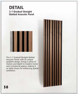 Slatted Acoustic Wood Panel 
