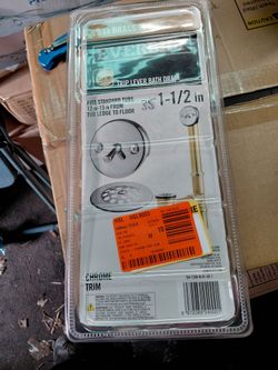 Everbilt 1-1/2" bathtub drain and overflow in chrome