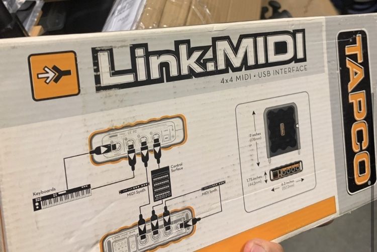 mackie Tapco link midi interface 