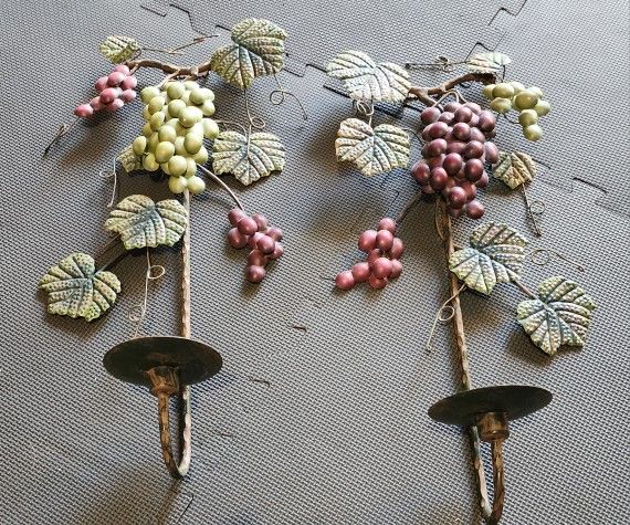 Pair of Home Interior Candle Holders For Sale!