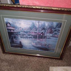 Nicely Framed Picture Signed