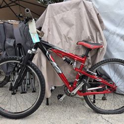 ☆☆K2 Attack 2.0 Full Suspension Mountain Bike - Size Small - Red/Gray/Black☆☆