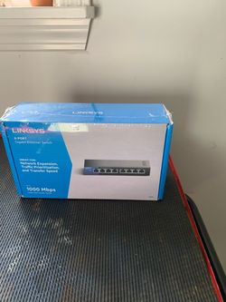 LINKSYS 8-PORT Gigabit Ethernet switch (New)