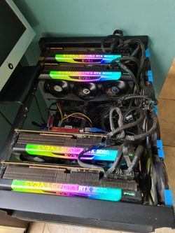 Mining Rig w EVGA 2x3080 and 2x3090