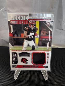 2024 Panini Contenders Football Jermaine Burton Rookie Ticket Patch