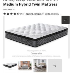 Queen Mattress - 12 Inch Pocketed Hybrid