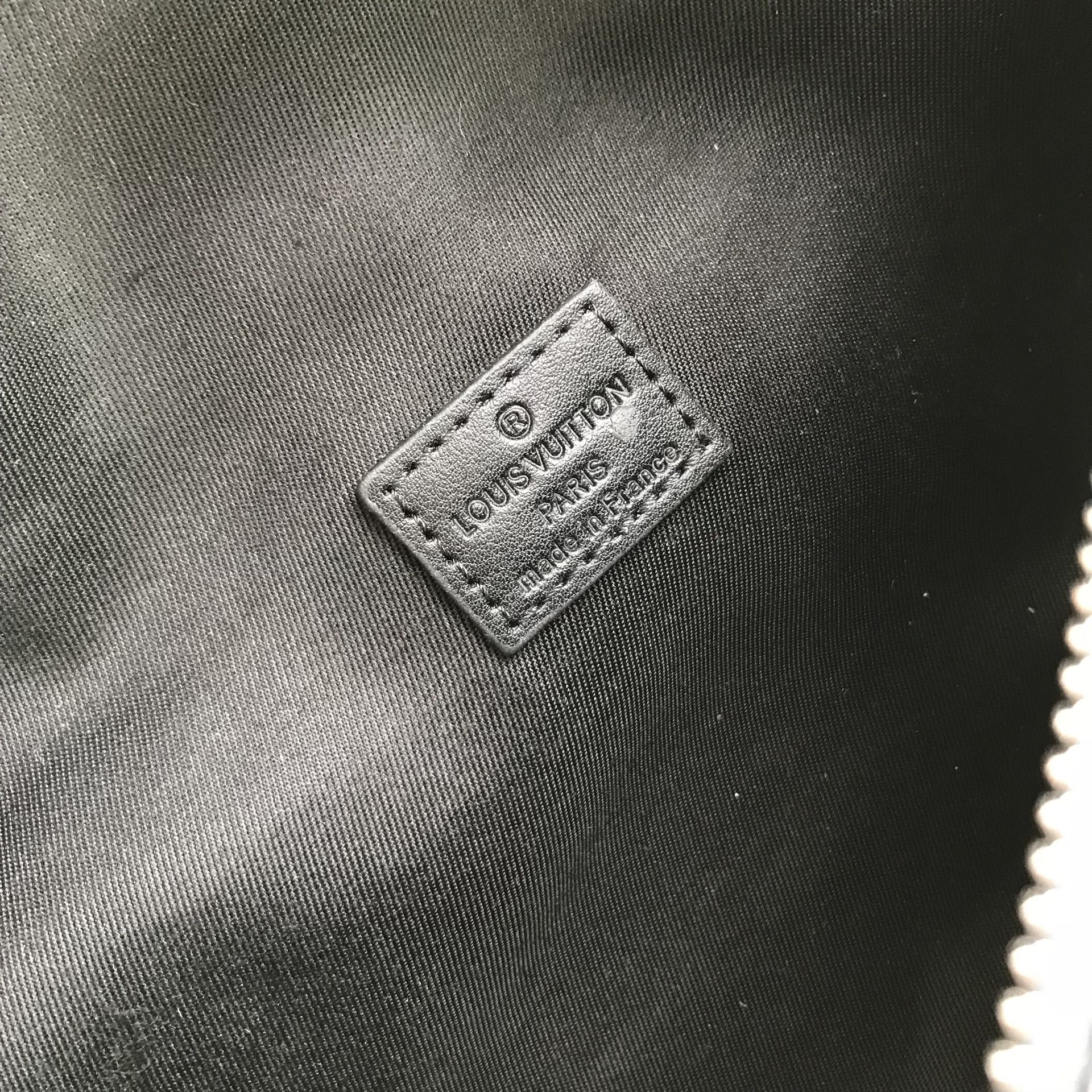 Authentic louis vuitton Monogram canvas black belt bag