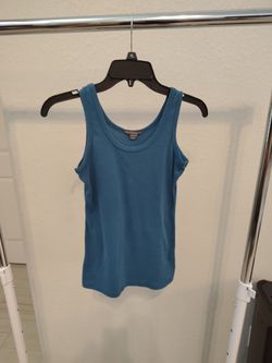 Blue wrap top tank, retro republic, for women's, size M