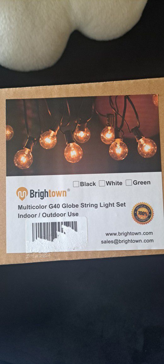 Multicolor G40 Globe String Light Set Indor/Outdoor Use