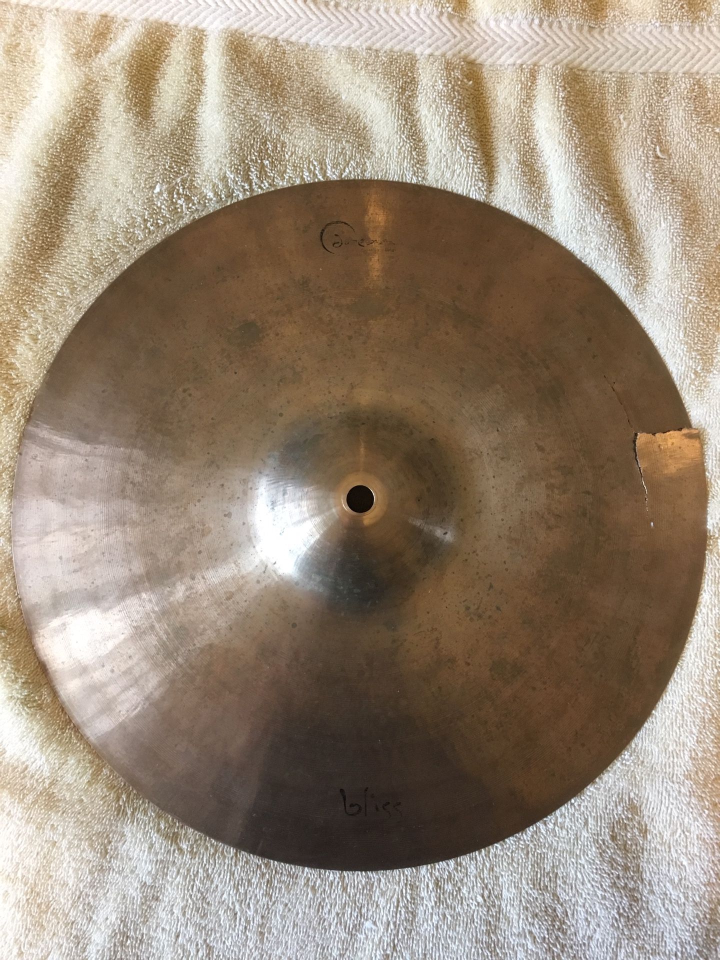 Cracked 14” Hi Hat Top Cymbal