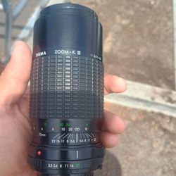Camera Sigma Lens
