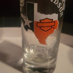 Harley Davidson shot Glass from Austin , Central Texas $10
