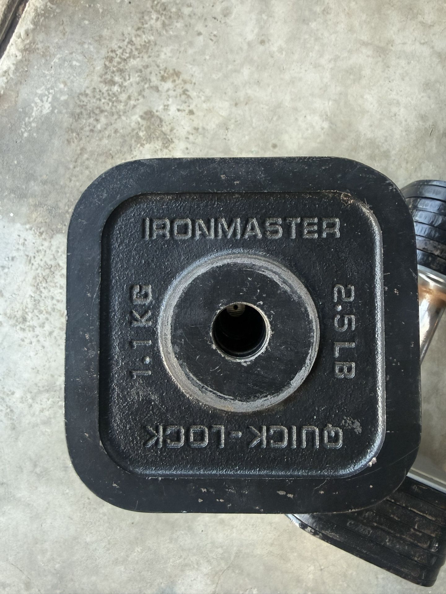 Ironmaster adjustable dumbbell Set