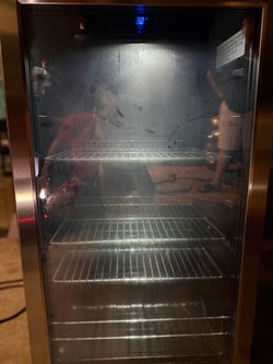 Insignia 115-Can Beverage Cooler Fridge - Stainless Steel (NS-BC115SS9)