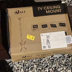WALI TV Ceiling Mount (New in Box) 26–65” Tilt/Swivel, 99lb, VESA 400x400  Description  Brand new WALI TV Ceiling Mount — still new in the box.  Perfe