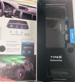 NEW Type S Wireless LED Switch Panel – Bluetooth (Car)