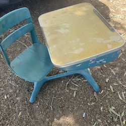 Vintage School Desk