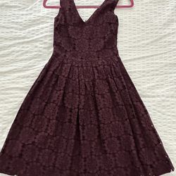 Octavia XS Plum Lace Dress
