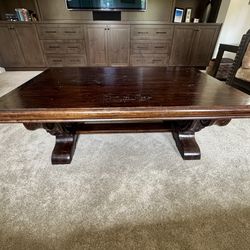 Exquisite Espresso Coffee Table