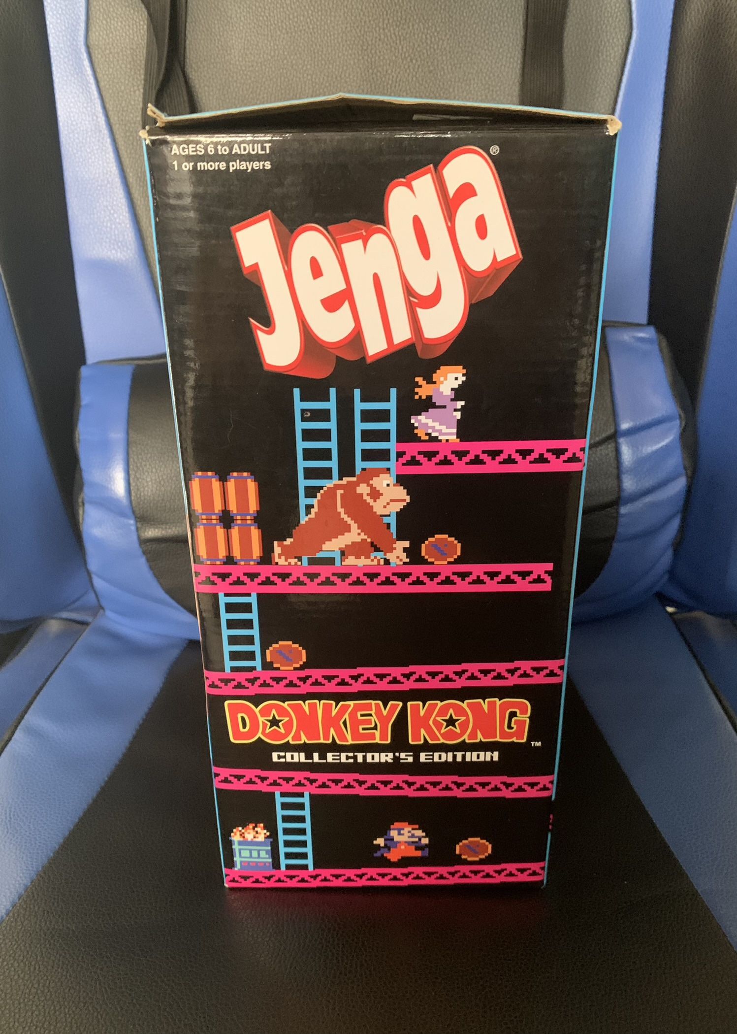 Donkey Kong Jenga Mario Collector's Edition Nintendo Board Game 1 Missing Piece